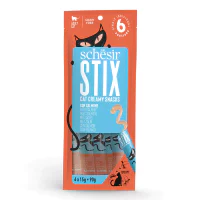 Schesir Stix Somon Balıklı Krema Kedi Ödül Maması 15gr (6'lı)