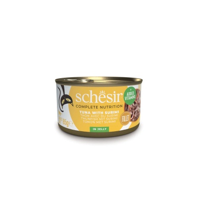 Schesir Ton Balıklı ve Yengeçli Kedi Konservesi 85gr