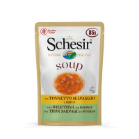 Schesir Ton Balıklı ve Bal Kabaklı Tahılsız Yetişkin Kedi Çorbası 85gr