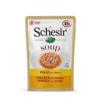 Schesir Tavuklu ve Bal Kabaklı Tahılsız Yetişkin Kedi Çorbası 85gr