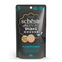 Schesir After Dark Pouch Tavuklu ve Bıldırcın Yumurtalı Tahılsız Yetişkin Kedi Konservesi 80gr