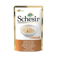 Schesir Sos İçinde Kıyılmış Tavuklu Yetişkin Kedi Konservesi 85gr