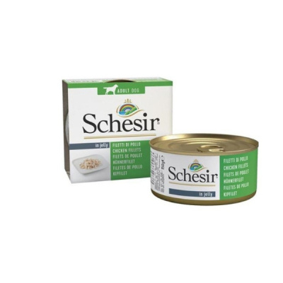 Schesir Jöle İçinde Tavuklu Yetişkin Köpek Konservesi 150gr