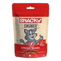 Snacky Crunch Strong Bones Güçlü Kemikler için Tavuklu ve Peynirli Kedi Ödül Maması 60gr