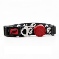 Tailpetz Space Boo Collar Kilitli Köpek Boyun Tasması 30-50cm/30mm [M] (Siyah)