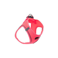 Tailpetz Air-Mesh Küçük Irk Köpek Göğüs Tasması 44-48cm (Neon Pembe) [M]