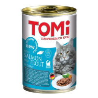 Tomi Somonlu ve Alabalıklı Yetişkin Kedi Konservesi 400gr