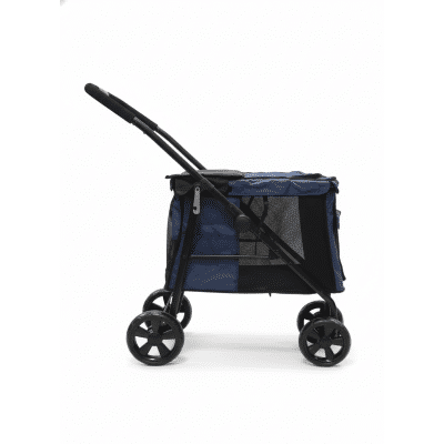 Tommy Kedi ve Köpek Taşıma Arabası 102x62x105cm (Lacivert)