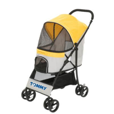 Tommy Kedi ve Köpek Taşıma Arabası 67x47x98cm (Sarı)