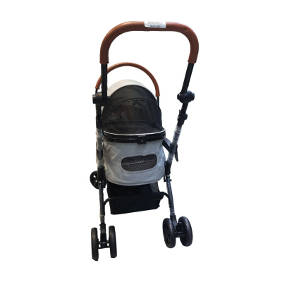 Tommy Kedi ve Köpek Taşıma Arabası 76,5x48x99cm (Gri)