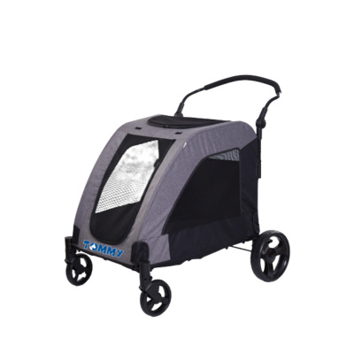 Tommy Kedi ve Köpek Taşıma Arabası 97x84x119cm (Gri)