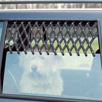 Trixie Plastik Araba için Köpek Cam Parmaklığı 30x110cm (Siyah)