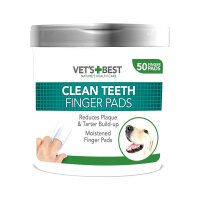 VET'S BEST Köpekler için Diş Temizleme Parmak Pedi (50'li)
