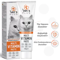 Vet's Plus Multi-Vitamin Taurinli Malt Kedi Macunu 100gr