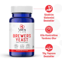 Vet's Plus Brewers Yeast Kedi ve Köpekler İçin Sindirim Sistemi Destekleyici Tablet (75'li)