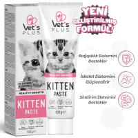 Vet's Plus Hamile ve Yavru Kediler İçin Folik Asitli Malt Kedi Macunu 100gr