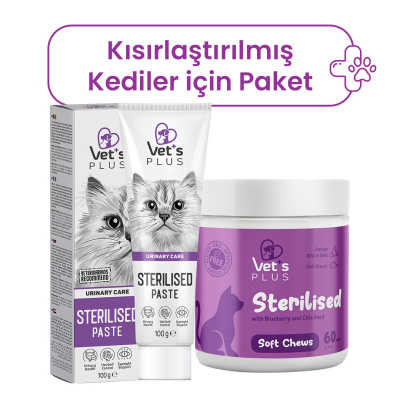 Vet's Plus Kısırlaştırılmış Kedilere Özel Pakette Avantajlı Fiyat!