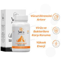 Vet's Plus C Vitamin Kedi ve Köpekler İçin Vitamin Tablet (100'lü)
