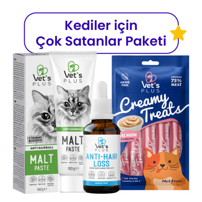 Vet's Plus Kedilere Özel Çok Satanlar Avantaj Paketi