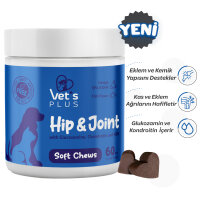 Vet's Plus Hip&Joint Kedi ve Köpekler İçin Eklem Destekleyici Çiğnenebilir Tablet (60'lı)