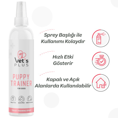 Vet's Plus Yavru Köpek Tuvalet Eğitim Spreyi 100ml