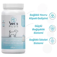 Vet's Plus Hamile ve Yavru Köpekler İçin Kalsiyumlu Süt Tozu 200gr