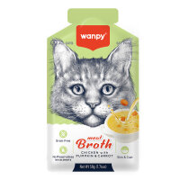 Wanpy Tavuk Etli Bal Kabaklı ve Havuçlu Tahılsız Kedi Çorbası 50gr