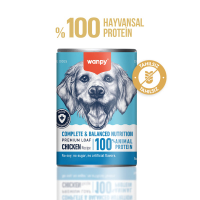 Wanpy Tavuklu Ezme Köpek Konservesi 375gr