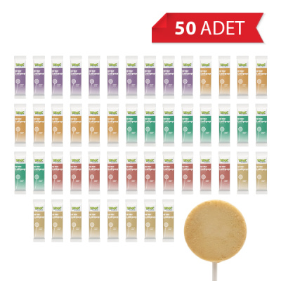 Wooc Lollipop Karışık Çeşitli Kedi Ödül Maması 14gr (50'li)