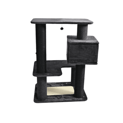 Zampa Tina Tırmalama Tahtalı Kedi Evi 81x61x116cm