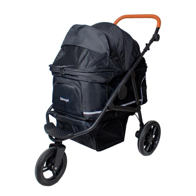 Zampa Vero Kedi ve Köpek Taşıma Arabası (Siyah)