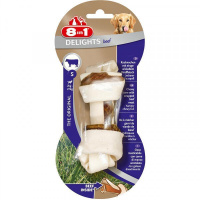 8in1 Delights Bones Biftekli Düğümlü Tartar Oluşumunu Önleyen Köpek Kemiği 35gr 10cm [S]