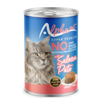 Alphapet Somon Balıklı Ezme Yetişkin Kedi Konservesi 400gr
