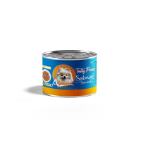 Alphapet Gourmet Sos İçinde Parça Somon Balıklı Yetişkin Köpek Konservesi 200gr