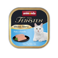 Animonda Vom Feinsten Hindili ve Alabalıklı Yetişkin Kedi Konservesi 100gr