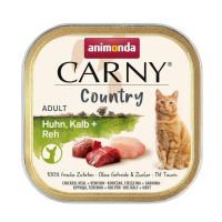 Animonda Carny Country Tavuklu Dana Etli ve Geyik Etli Yetişkin Kedi Konservesi 100gr
