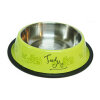 EuroDog Küçük Irk Köpekler için Desenli Çelik Mama ve Su Kabı 12cm/230ml (Karışık Renkli)