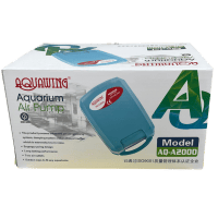 AQUAWING AQ-A2000 Çift Çıkışlı Akvaryum Hava Kompresörü 12W