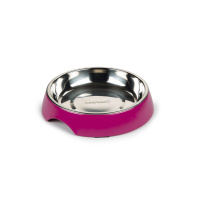 Beeztees Smickle Paslanmaz Çelik Kedi Mama Su Kabı 420ml (Pembe)