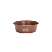 Beeztees Paslanmaz Çelik Köpek Mama ve Su Kabı 940ml (Kiremit)