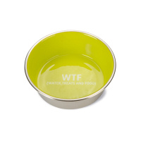 Beeztees Paslanmaz Çelik Köpek Mama Su Kabı 1,9lt (Sarı)