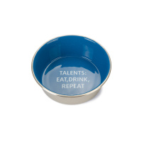 Beeztees Talents Paslanmaz Çelik Köpek Mama Su Kabı 940ml (Mavi)
