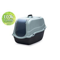 Beeztees Romeo ECO Koku Filtreli Kapalı Kedi Tuvaleti 57x39x41cm (Açık Mavi)
