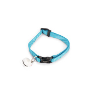 Beeztees Uni Zilli Kedi Boyun Tasması 20-30cm (Turkuaz)