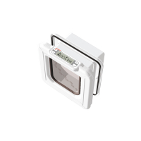 Beeztees Catmate Mikroçip ve Magnet Girişli Çift Yönlü Kedi Kapısı 24,8x26,5x10cm