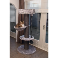 Beeztees Kedi Tırmalama Tahtası 80x80x170cm (Gri)