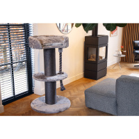 Beeztees Wello Kedi Tırmalama Tahtası 70x70x120cm (Gri)