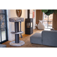 Beeztees Wello Kedi Tırmalama Tahtası 70x70x120cm (Gri)