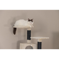 Beeztees Dominja Kedi Tırmalama ve Oyun Evi 50x50x123cm (Beyaz)