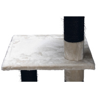 Beeztees Figado Kedi Köşe Tırmalama ve Oyun Evi 40x40x135cm (Krem)